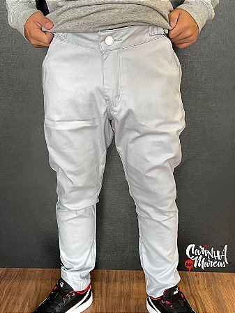 Calça Masculina Boxer Jeans Crop Alfaiataria Regulador- Azul bb