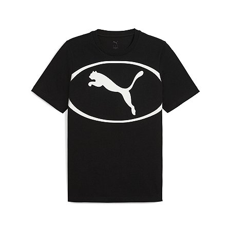 Camiseta Puma Masculina Sport Graphic Tee - Preta 688243