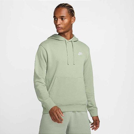 Moletom Nike Masculino Club Hoodie - Verde CZ7857