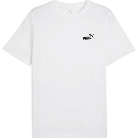 Camiseta Puma Masculina  Essentials Small Logo No. 1- Branca 682534