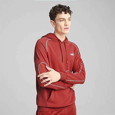 Moletom Puma Masculino Sport Hoodie - Vermelho Alaranjado 684619