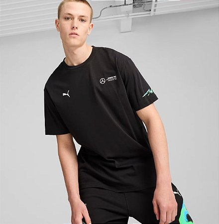 Camiseta  Puma Masculina Mercedes-AMG Petronas F1® Neon Energy - Preta 627577