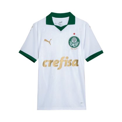 Camisa Puma Palmeiras Masculina Torcedor Away Jersey 24 - Branca