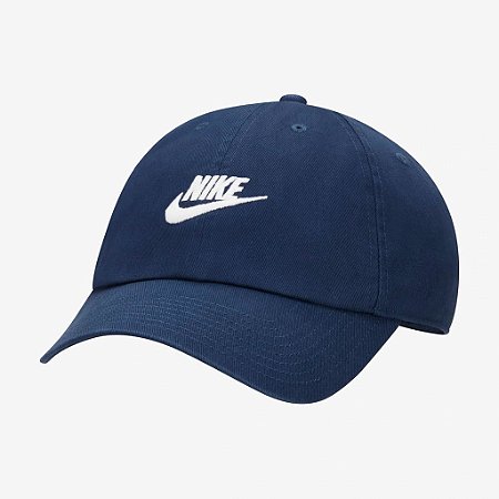 Boné Nike Masculino Club H86 Azul Marinho - FB5368