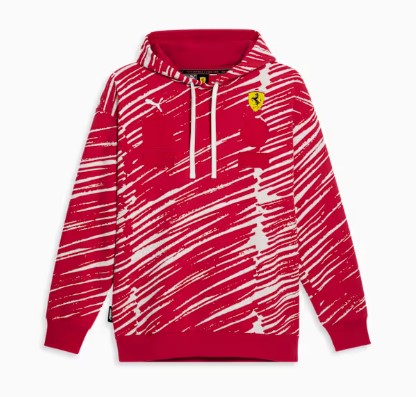 Moletom Puma Masculino scuderia Ferrari  x Joshua Vides -  Vermelho