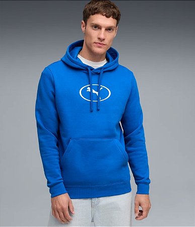 Moletom Puma Masculino Sport Heritage- Azul