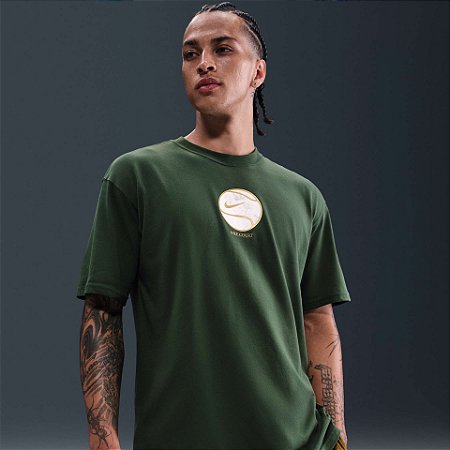 Camiseta Nike  Masculina Court M90 - Verde IO6234323