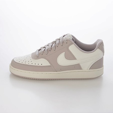 Tênis Nike Feminino Court Vision Low  - Branco/lilás  IM1652001