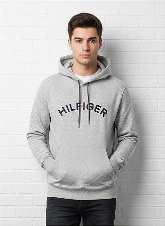 Moletom Tommy Hilfiger Masculino - Cinza