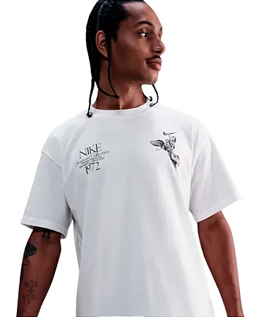 Camiseta Nike Masculina  M90 Oc Wings Victory- Branca  HV0167100