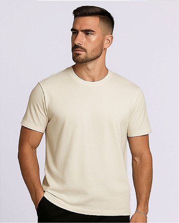 Camiseta Masculina Ermek Label -  Off White