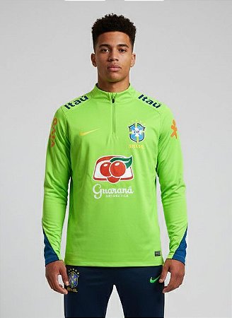 Jaqueta Nike Masculina Seleção Brasileira 2020/2021  - Verde FJ3778