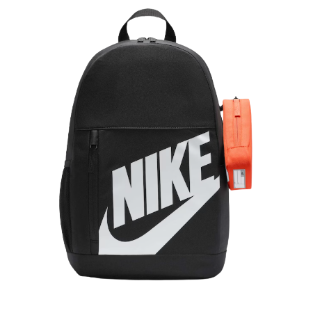 Mochila Nike Unissex Elemental  Preta  20 L + Estojo Laranja - HJ4186010