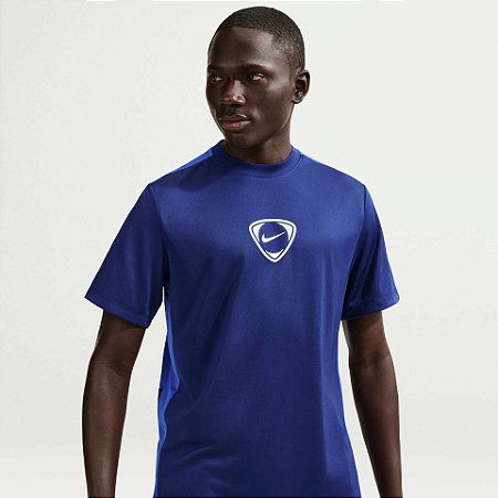 Camiseta Dri-FIT Nike Masculina Academy- Azul Marinho IF1524492