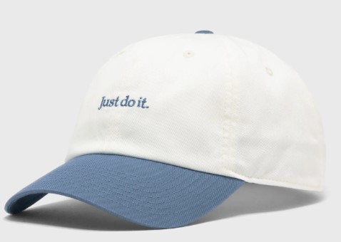 Boné Nike Masculino Just do IT - Branco/azul  FB5370139