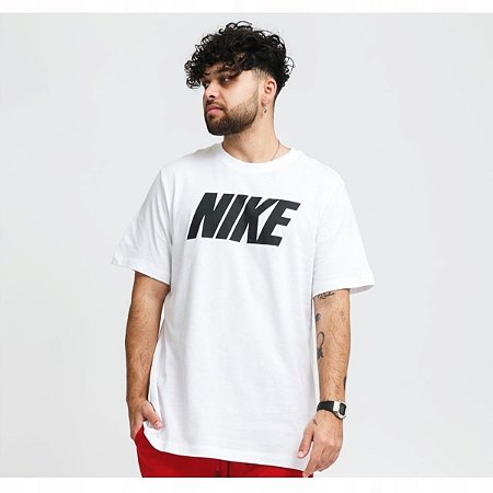 Camiseta Nike  Masculina Icon - Branca DX1981