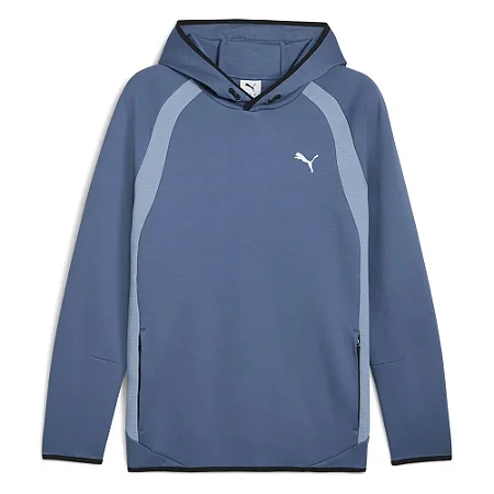 Moletom  Puma Masculino Evostripe Hoodie DK - Azul 688230
