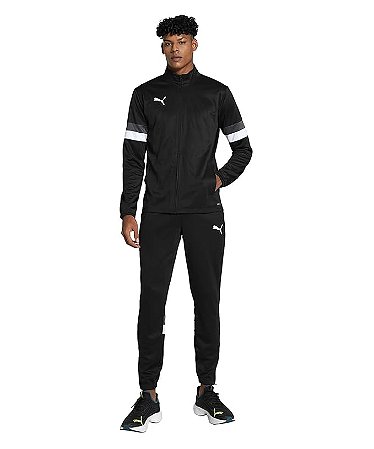 Agasalho Puma Masculino Team Rise Tracksuit - Preto 65865303