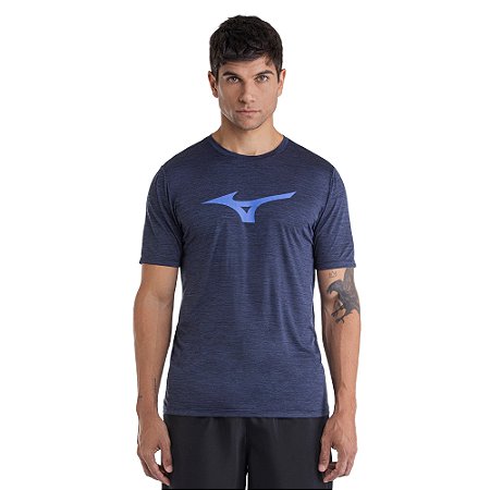 Camiseta Masculina  Mizuno Spark Mescla - Azul