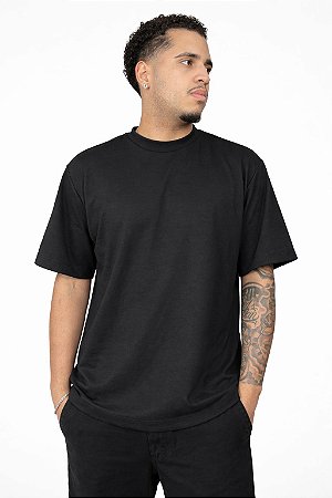 Camiseta Masculina Oversize M Basic Boxy Fit - Preta