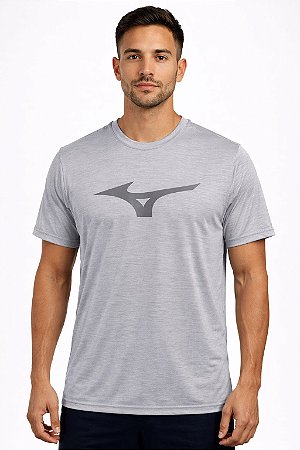 Camiseta Masculina Mizuno Spark Mescla -  Cinza