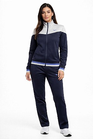 Agasalho Feminino Mizuno Root IV-Azul  MIFST6410