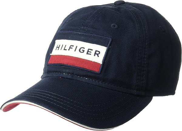 Boné Masculino Tommy Hilfiger "Plaquinha"-Azul Marinho 6841828