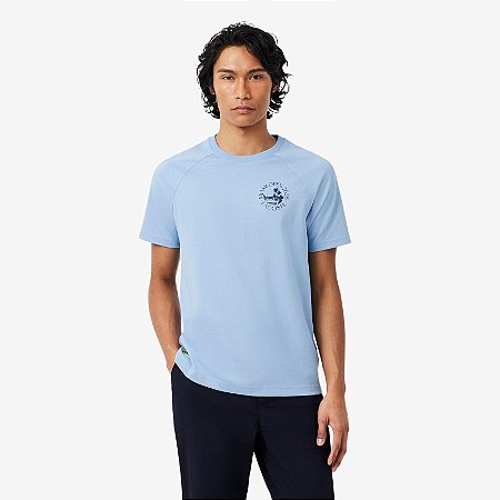 Camiseta Lacoste Masculina Edição Miami Open-Azul 7279022