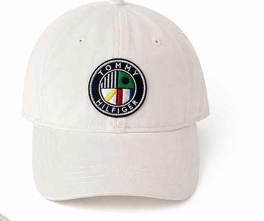 Boné Tommy Hilfiger Masculino Circle Logo - Branco XM07712100Y