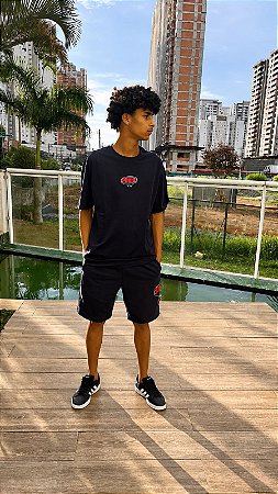 Conjunto Puma Masculino Ess Logo Lab- Azul Marinho 602023