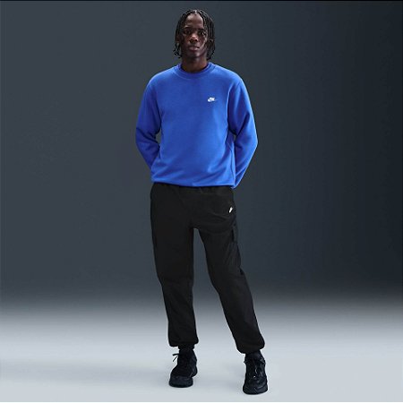 Calça Nike Club Woven Masculina - Preta - HJ1990