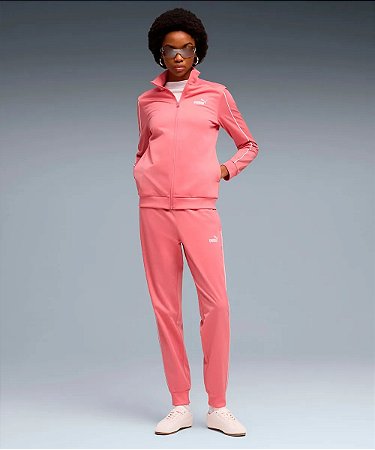Agasalho Feminino Puma Poly Suit-Rosa 190425