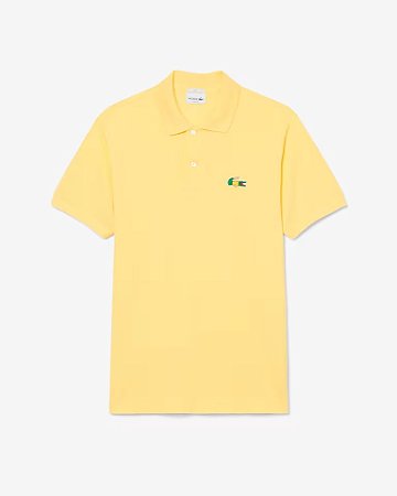 Polo Masculina Lacoste Edição Brasil-Amarela PH5343