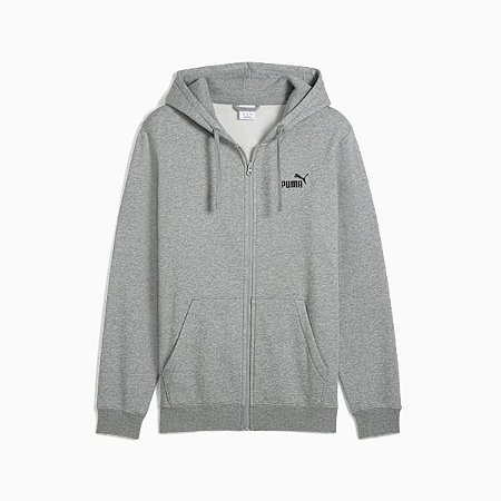 Moletom Puma Masculino Ess Small Com Capuz-Cinza 68258603