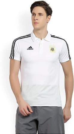 Polo Masculina Adidas Argentina AFA-Branca CF2640