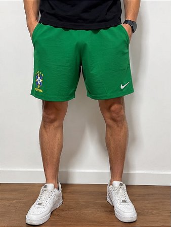 Bermuda Masculina Nike Seleção Brasileira-Verde CW3857