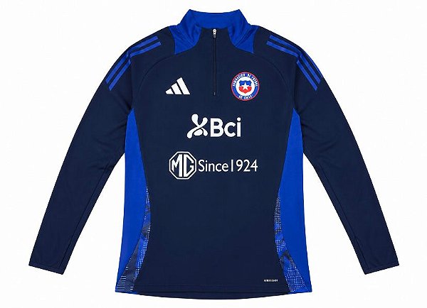 Manga Longa Masculina Adidas Chile -Azul