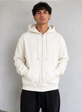 Moletom Masculino Essencial-Off White HM527