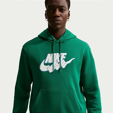 Moletom Masculino Nike City Club - Verde  IF0689365