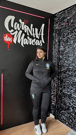 Agasalho Feminino Nike Seleção Brasileira-Preto FJ3029010