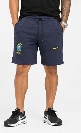 Bermuda Masculina Nike Seleção Brasileira-Azul Marinho 902235