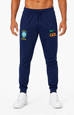 Calça Nike Dri - Fit Masculina Seleção Brasileira - Azul Marinho DR4855