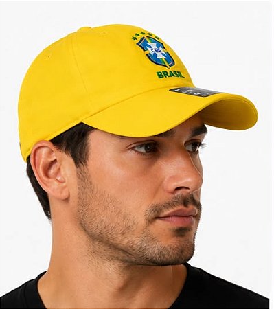 Boné Masculino Nike Seleção Brasileira-Amarelo IBO172