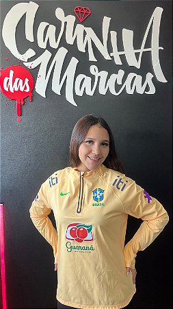 Jaqueta Nike Feminina Seleção Brasileira - Laranja DR4443