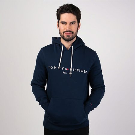 Moletom Masculino Tommy Hilfiger 1985-Azul Marinho RTTX319183
