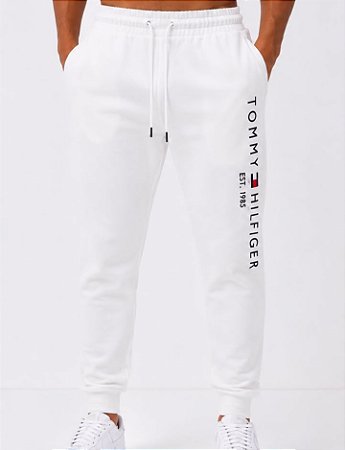 Calça Masculina  Moletom Tommy Hilfiger Jogger-Branca 78JB339100