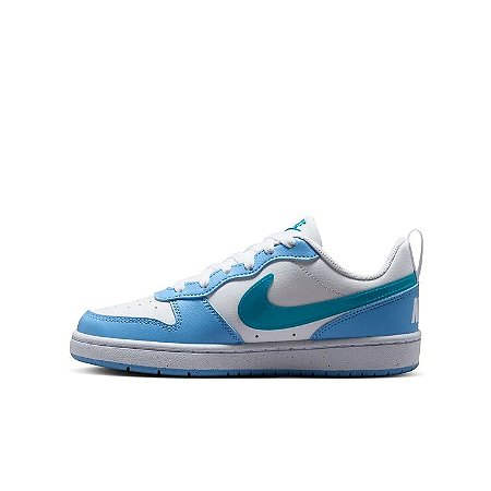 Tênis Nike Unissex Court Borough Low -Branco/Azul IV5820100