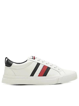 Tênis MasculinoTommy Hilfiger Dino 9A-Branco THFMOFM02576