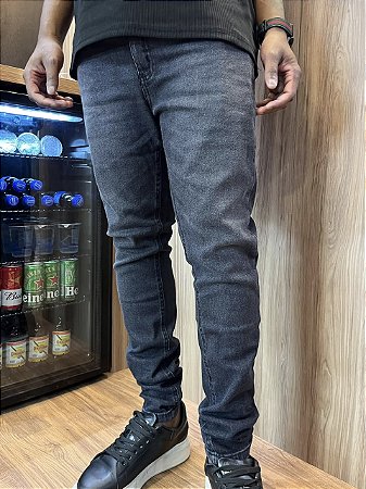 Calça Jeans Masculina Presence-Preta 7079