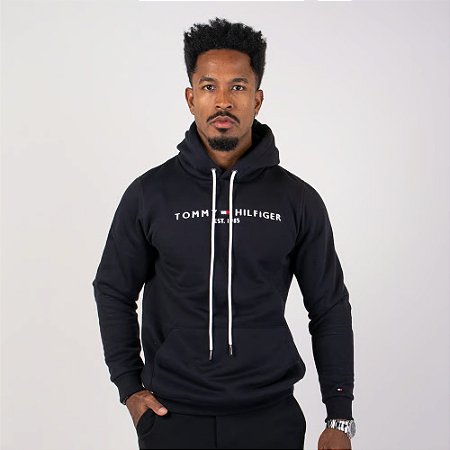 Moletom Tommy Hilfiger Masculino-Preto